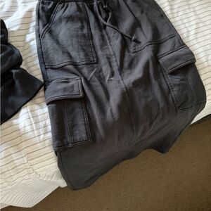 Garage Women Gray  Cargo Skirt M